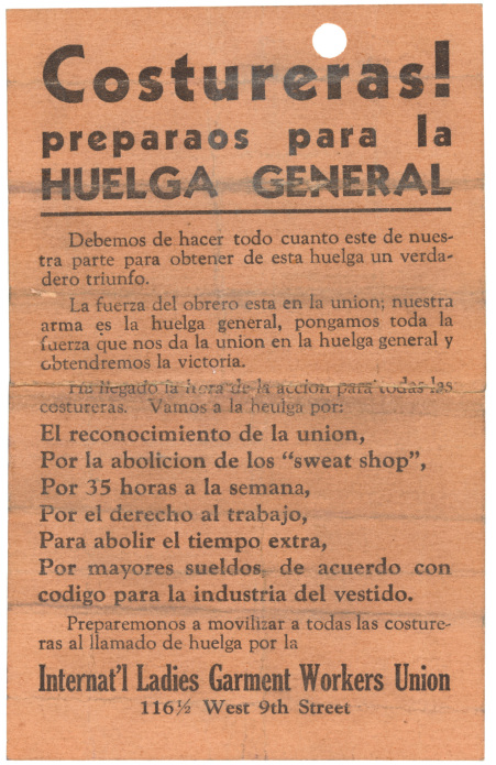 Los Angeles garment workers strike